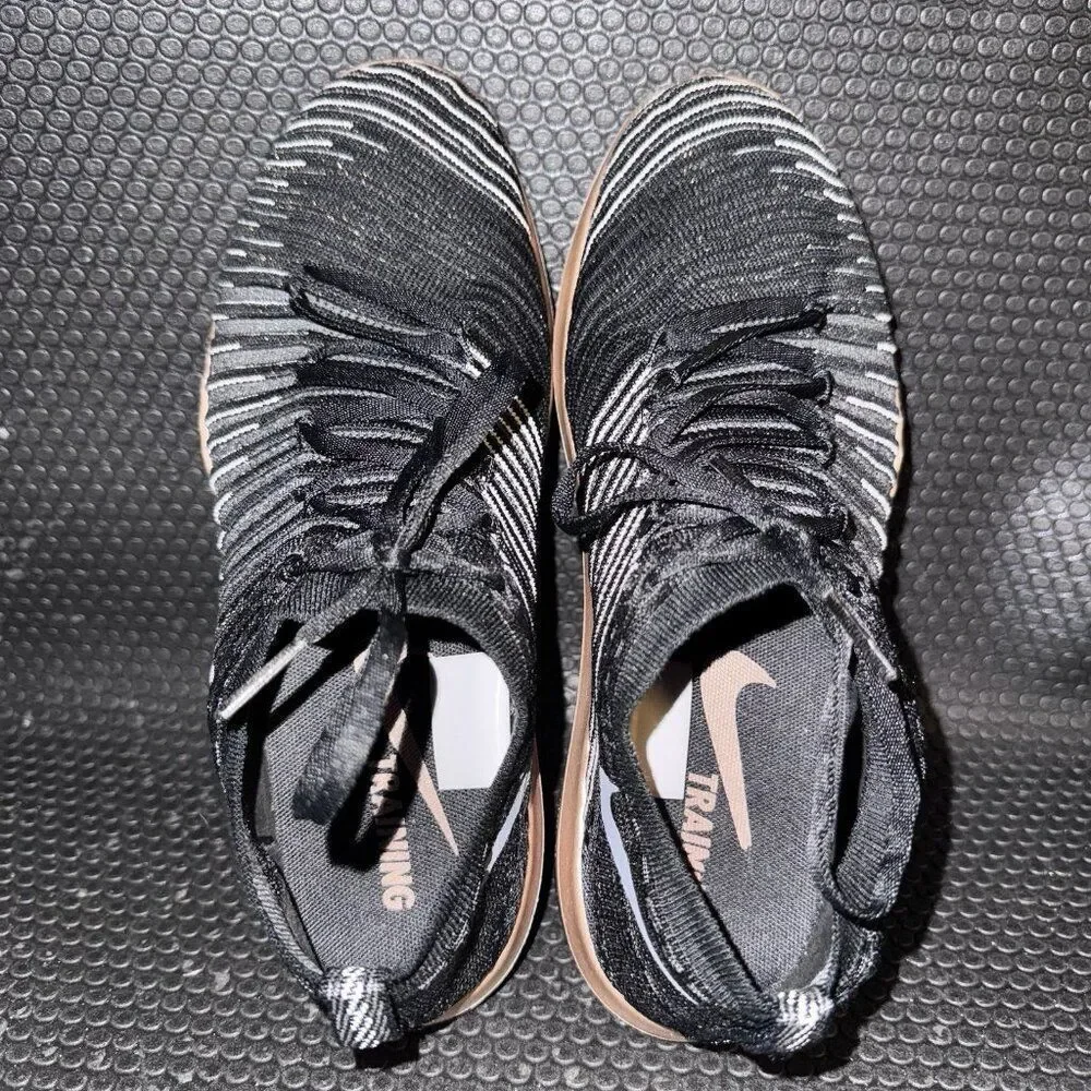 Nike Free Transform Flyknit Black Running Athletic Shoe Sneaker Womens Size 8.5
